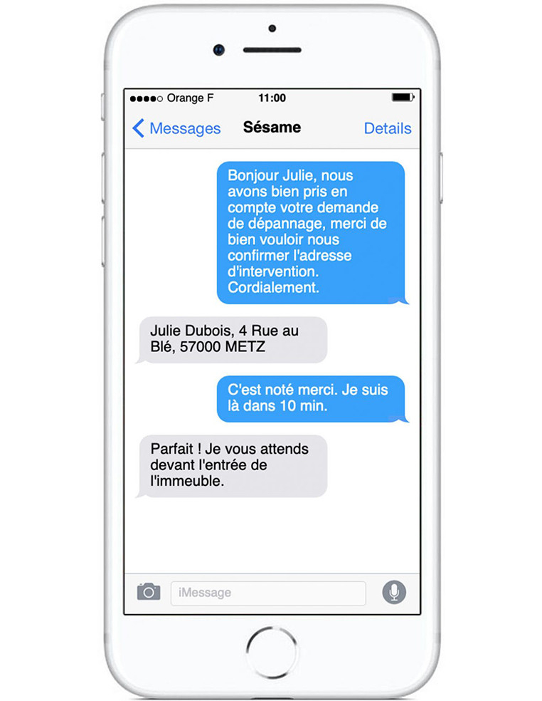 Remplacement de cylindre barillet serrure Metz 2